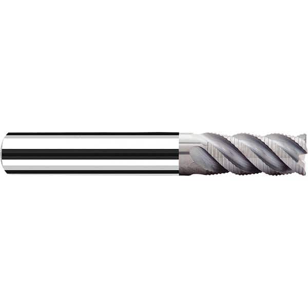 Fraisa - 5/8" Diam, 1-1/4" LOC, 4 Flute Solid Carbide Roughing Square End Mill - Apex Tool & Supply
