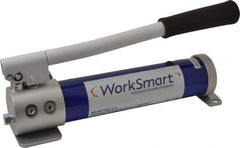Value Collection - 2 Stage, 2" Piston Diam, 1/4 NPTF, 0.18; 0.05 Cu In Per Stroke, Manual Hydraulic Pump - 21.4 Cu In Reservoir, 0.38" Piston Stroke, 200 psi First Stage, 10,000 psi Second Stage - Apex Tool & Supply