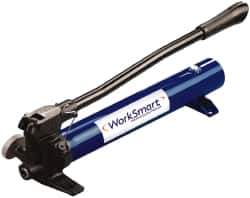 Value Collection - 51/64" Piston Stroke, 1-19/32" Piston Diam, 0.15 Cu In per Stroke, 37 Cu In Reservoir Capacity, Manual Hydraulic Pump - 10,000 psi, 109 Lbs. Max Handle Effort, 1 Stage - Apex Tool & Supply