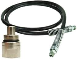 Value Collection - 1/4" Inside Diam x 3/8 NPT 6' Hydraulic Pump Hose - 10,000 psi, 59755249 Opposite End, Rubber - Apex Tool & Supply