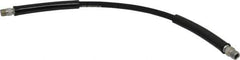 Value Collection - 1/4" Inside Diam x 3/8 NPT 2' Hydraulic Pump Hose - 10,000 psi, 3/8 NPTF Male Opposite End, Rubber - Apex Tool & Supply
