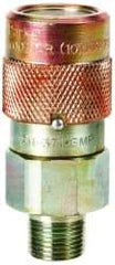 Value Collection - 3/8 NPTF Steel Hydraulic Hose Female Flush Face Coupler - Apex Tool & Supply