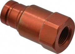 Value Collection - 3/8 NPTF Steel Hydraulic Hose Male Flush Face Coupler - Apex Tool & Supply