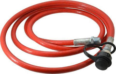 Value Collection - 1/4" Inside Diam x 3/8 NPT 10' Hydraulic Pump Hose - 10,000 psi, 59755199 Opposite End, Thermoplastic - Apex Tool & Supply