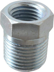 Value Collection - 3/8 Male & 1/4 Female NPTF Steel Hydraulic Hose Bushing - 10,000 psi - Apex Tool & Supply