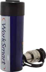 Value Collection - 10 Ton, 4.02" Stroke, 9 Cu In Oil Capacity, Portable Hydraulic Single Acting Cylinder - 2.24 Sq In Effective Area, 6.85" Lowered Ht., 10.87" Max Ht., 1.69" Cyl Bore Diam, 1.49" Plunger Rod Diam, 10,000 Max psi - Apex Tool & Supply