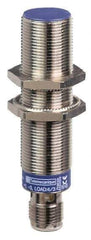 Telemecanique Sensors - NPN, NC, 8mm Detection, Cylinder Shielded, Inductive Proximity Sensor - 3 Wires, IP67, IP69K, 12 to 48 VDC, M18x1 Thread, 2.91 Inch Long - Apex Tool & Supply