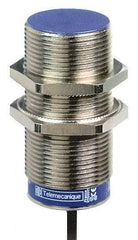 Telemecanique Sensors - NC, NC, 15mm Detection, Cylinder Shielded, Inductive Proximity Sensor - 2 Wires, IP68, IP69K, 24 to 240 VAC/VDC, M30x1.5 Thread, 2.44 Inch Long - Apex Tool & Supply
