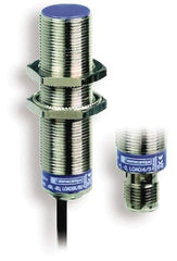 Telemecanique Sensors - PNP, NC, 8mm Detection, Cylinder Shielded, Inductive Proximity Sensor - 3 Wires, IP68, IP69K, 12 to 48 VDC, M18x1 Thread, 2.44 Inch Long - Apex Tool & Supply