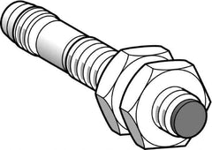 Telemecanique Sensors - PNP, 2.5mm Detection, Cylinder, Inductive Proximity Sensor - 3 Wires, IP65, IP67, 12 to 24 VDC, M8x1 Thread, 42mm Long - Apex Tool & Supply