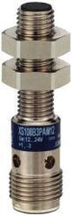 Telemecanique Sensors - PNP, NC, 1.5mm Detection, Cylinder Shielded, Inductive Proximity Sensor - 3 Wires, IP67, 12 to 24 VDC, M12x1 Thread, 45mm Long x 0.39 Inch Wide - Apex Tool & Supply