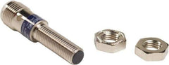 Telemecanique Sensors - PNP, 1.5mm Detection, Cylinder Shielded, Inductive Proximity Sensor - 3 Wires, IP67, 12 to 24 VDC, M12x1 Thread, 45mm Long x 0.39 Inch Wide - Apex Tool & Supply
