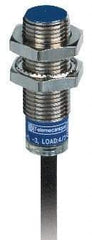 Telemecanique Sensors - NPN, 2mm Detection, Cylinder Shielded, Inductive Proximity Sensor - 3 Wires, IP68, IP69K, 12 to 24 VDC, M12x1 Thread, 1.38 Inch Long x 0.47 Inch Wide - Apex Tool & Supply