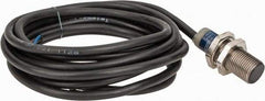 Telemecanique Sensors - NPN, NC, 2mm Detection, Cylinder Shielded, Inductive Proximity Sensor - 3 Wires, IP68, IP69K, 12 to 24 VDC, M12x1 Thread, 1.38 Inch Long x 0.47 Inch Wide - Apex Tool & Supply