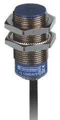 Telemecanique Sensors - NPN, PNP, 5mm Detection, Cylinder, Inductive Proximity Sensor - 2 Wires, IP68, IP69, 12 to 48 VDC, M18x1 Thread, 62mm Long - Apex Tool & Supply