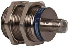 Telemecanique Sensors - PNP, NC, 10mm Detection, Cylinder Shielded, Inductive Proximity Sensor - 3 Wires, IP67, IP69K, 12 to 24 VDC, M30x1.5 Thread, 55mm Long x 1.18 Inch Wide - Apex Tool & Supply
