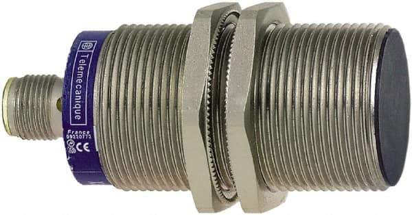 Telemecanique Sensors - NPN, PNP, NC, 10mm Detection, Cylinder, Inductive Proximity Sensor - 2 Wires, IP67, 24 to 210 VDC, 24 to 240 VAC @ 50/60 Hz, M30x1.5 Thread, 72mm Long - Apex Tool & Supply