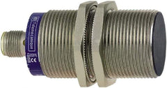 Telemecanique Sensors - NPN, PNP, 10mm Detection, Cylinder, Inductive Proximity Sensor - 2 Wires, IP67, IP69, 12 to 48 VDC, M30x1.5 Thread, 74mm Long - Apex Tool & Supply