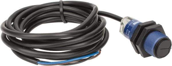 Telemecanique Sensors - Cable Connector, 4m Nominal Distance, Shock and Vibration Resistant, Retroreflective Photoelectric Sensor - 12 to 24 VDC, 500 Hz, PBT, 1.81 Inch Long x 0.71 Inch Wide - Apex Tool & Supply