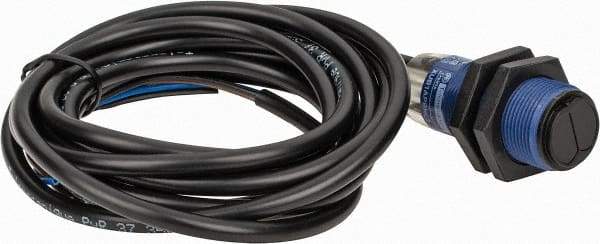 Telemecanique Sensors - Cable Connector, 4m Nominal Distance, Shock and Vibration Resistant, Retroreflective Photoelectric Sensor - 12 to 24 VDC, 500 Hz, PBT, 1.81 Inch Long x 0.71 Inch Wide - Apex Tool & Supply