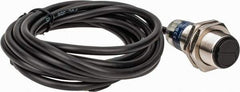 Telemecanique Sensors - Cable Connector, 4m Nominal Distance, Shock and Vibration Resistant, Retroreflective Photoelectric Sensor - 12 to 24 VDC, 500 Hz, Nickel Plated Brass, 46mm Long x 18mm Wide - Apex Tool & Supply