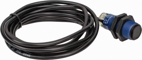 Telemecanique Sensors - Cable Connector, 15m Nominal Distance, Shock and Vibration Resistant, Through Beam Photoelectric Sensor - 12 to 24 VDC, 500 Hz, PBT, 1.81 Inch Long x 0.71 Inch Wide - Apex Tool & Supply