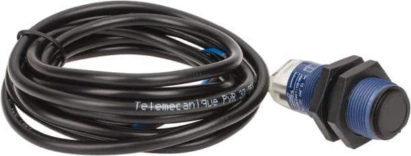 Telemecanique Sensors - Cable Connector, 15m Nominal Distance, Shock and Vibration Resistant, Through Beam Photoelectric Sensor - 12 to 24 VDC, 500 Hz, PBT, 46mm Long x 18mm Wide - Apex Tool & Supply