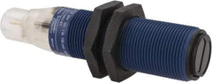 Telemecanique Sensors - 4 Pin M12 Connector, 0.6m Nominal Distance, Shock and Vibration Resistant, Diffused Photoelectric Sensor - 12 to 24 VDC, 500 Hz, PBT, 2.99 Inch Long x 0.71 Inch Wide - Apex Tool & Supply
