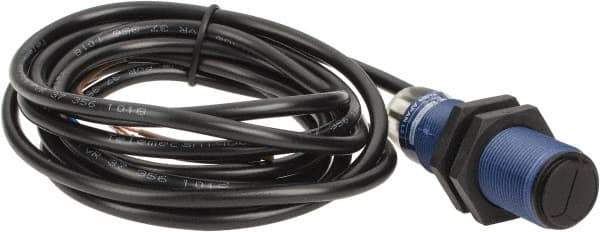 Telemecanique Sensors - Cable Connector, 0.6m Nominal Distance, Shock and Vibration Resistant, Diffused Photoelectric Sensor - 12 to 24 VDC, 500 Hz, PBT, 2.44 Inch Long x 0.71 Inch Wide - Apex Tool & Supply
