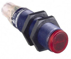 Telemecanique Sensors - 4 Pin M12 Connector, 2m Nominal Distance, Shock and Vibration Resistant, Polarized Retroreflective Photoelectric Sensor - 12 to 24 VDC, 500 Hz, PBT, 2.44 Inch Long x 0.71 Inch Wide - Apex Tool & Supply