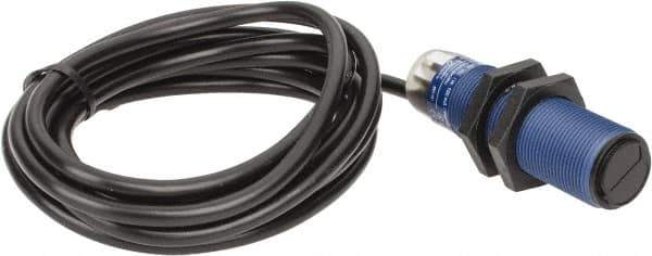 Telemecanique Sensors - Cable Connector, 0.6m Nominal Distance, Shock and Vibration Resistant, Diffused Photoelectric Sensor - 12 to 24 VDC, 500 Hz, PBT, 2.44 Inch Long x 0.71 Inch Wide - Apex Tool & Supply