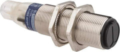 Telemecanique Sensors - 4 Pin M12 Connector, 0.6m Nominal Distance, Shock and Vibration Resistant, Diffused Photoelectric Sensor - 12 to 24 VDC, 500 Hz, Nickel Plated Brass, 2.99 Inch Long x 0.71 Inch Wide - Apex Tool & Supply