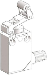 Telemecanique Sensors - SPDT, NC/NO, 240 VAC, 250 VDC, Screw Terminal, Roller Plunger Actuator, General Purpose Limit Switch - 1, 2, 6, 12, 13, 4X, 6P NEMA Rating, IP66, IP67, IP68 IPR Rating - Apex Tool & Supply