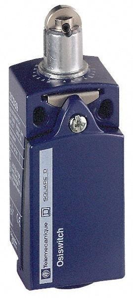 Telemecanique Sensors - SPDT, NC/NO, 240 VAC, 250 VDC, Screw Terminal, Roller Plunger Actuator, General Purpose Limit Switch - 1, 2, 4, 6, 12, 13 NEMA Rating, IP66, IP67 IPR Rating - Apex Tool & Supply