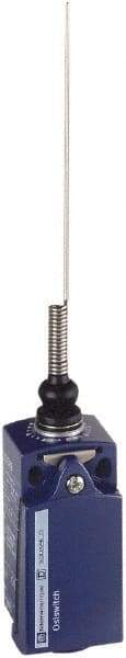 Telemecanique Sensors - DP, NC/NO, 240 VAC, Screw Terminal, Cat Whisker Actuator, General Purpose Limit Switch - Apex Tool & Supply