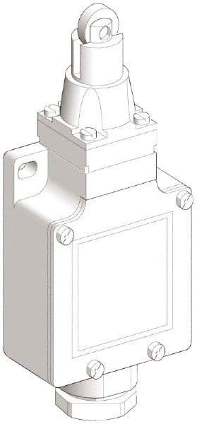 Telemecanique Sensors - DP, NC/NO, 240 VAC, Screw Terminal, Roller Plunger Actuator, General Purpose Limit Switch - IP66 IPR Rating - Apex Tool & Supply