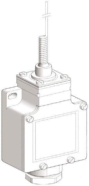 Telemecanique Sensors - DP, NC/NO, 240 VAC, Screw Terminal, Cat Whisker Actuator, General Purpose Limit Switch - IP66 IPR Rating - Apex Tool & Supply