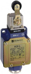 Telemecanique Sensors - DP, NC/NO, 240 VAC, Screw Terminal, Roller Lever Actuator, General Purpose Limit Switch - IP66 IPR Rating - Apex Tool & Supply