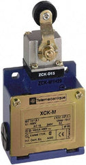 Telemecanique Sensors - DP, NC/NO, 240 VAC, Screw Terminal, Roller Lever Actuator, General Purpose Limit Switch - IP66 IPR Rating - Apex Tool & Supply