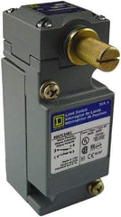 Square D - SPDT, NC/NO, 600 Volt 5 Pin Male Terminal, Rotary Head Actuator, General Purpose Limit Switch - 1, 2, 4, 6, 12, 13, 6P NEMA Rating, IP67 IPR Rating - Apex Tool & Supply