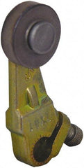 Square D - 1-1/2 Inch Long, 1/4 Inch Diameter, Cast Zinc Body, Limit Switch Operator - 1/4 Inch Face Width, Iron Roller, For Use with Limit Switches - Apex Tool & Supply