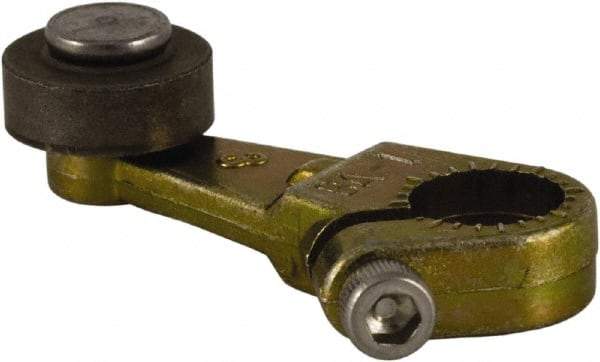 Square D - 1.38 Inch Long, 0.63 Inch Diameter, Cast Zinc Body, Limit Switch Operator - Steel Roller, For Use with Limit Switches - Apex Tool & Supply