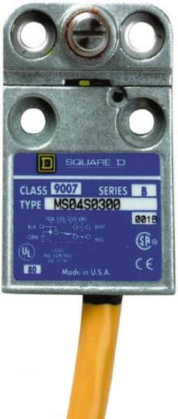 Square D - SPDT, NC/NO, 240 VAC, Prewired Terminal, Rotary Head Actuator, General Purpose Limit Switch - 1, 2, 4, 6, 6P NEMA Rating, IP67 IPR Rating - Apex Tool & Supply