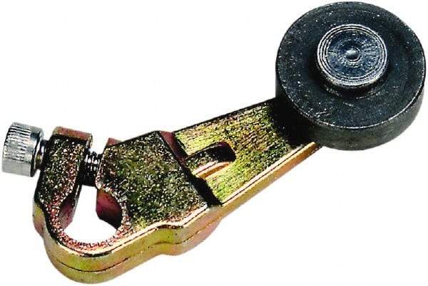 Square D - 1-1/2 Inch Long, 1/4 Inch Diameter, Cast Zinc Body, Limit Switch Lever Roller - 1/4 Inch Face Width, Steel Roller, For Use with Limit Switches - Apex Tool & Supply