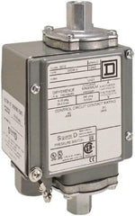 Square D - 4, 13 and 4X NEMA Rated, SPDT, 175 psi, Electromechanical Pressure and Level Switch - Adjustable Pressure, 120 VAC at 6 Amp, 125 VDC at 0.22 Amp, 240 VAC at 3 Amp, 250 VDC at 0.27 Amp, 1/4 Inch Connector, Screw Terminal, For Use with 9012G - Apex Tool & Supply