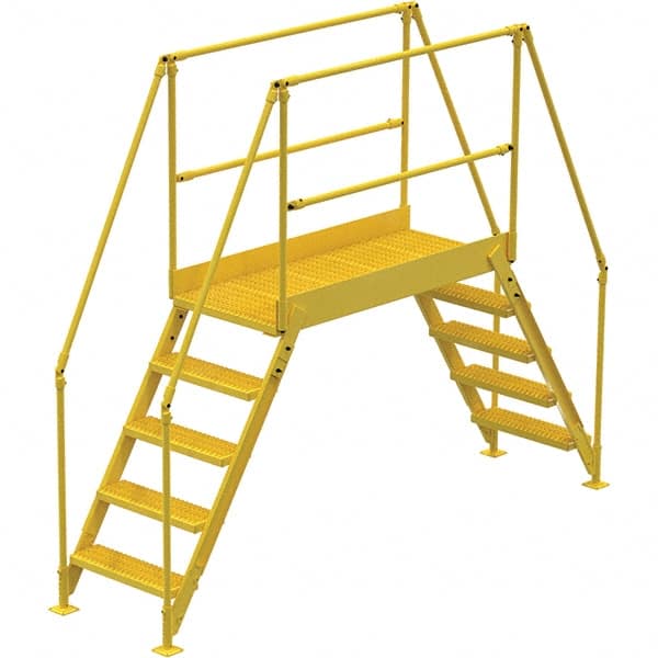 Vestil - 93" High 500 Lb Capacity 5 Step Crossover Bridge - Apex Tool & Supply