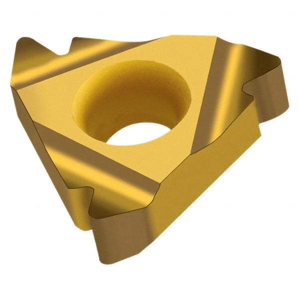 Walter - NTS-ER16 External Right Hand 11 Whitworth Laydown Threading Insert - Grade WXM20, TiCN Coated Carbide, 9.53mm Inscribed Circle - Apex Tool & Supply