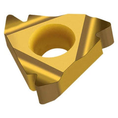 Walter - NTS-ER16 External Right Hand 11 Whitworth Laydown Threading Insert - Grade WXM20, TiCN Coated Carbide, 9.53mm Inscribed Circle - Apex Tool & Supply