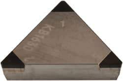 Kennametal - TPG321 MT Grade KB1630 CBN Turning Insert - Uncoated, 60° Triangle, 3/8" Inscr Circle, 1/8" Thick, 1/64" Corner Radius - Apex Tool & Supply