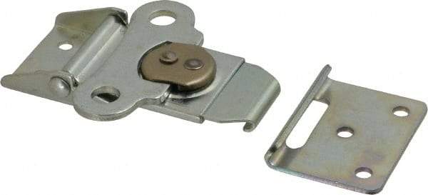 Value Collection - 4.68" Long x 2-3/4" Wide x 0.72" High, Standard Base Wing Turn Latch - Steel, with Zinc Finish - Apex Tool & Supply